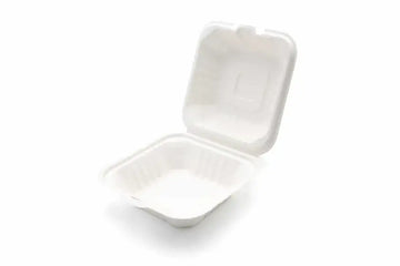 bagasse burger box 6x6